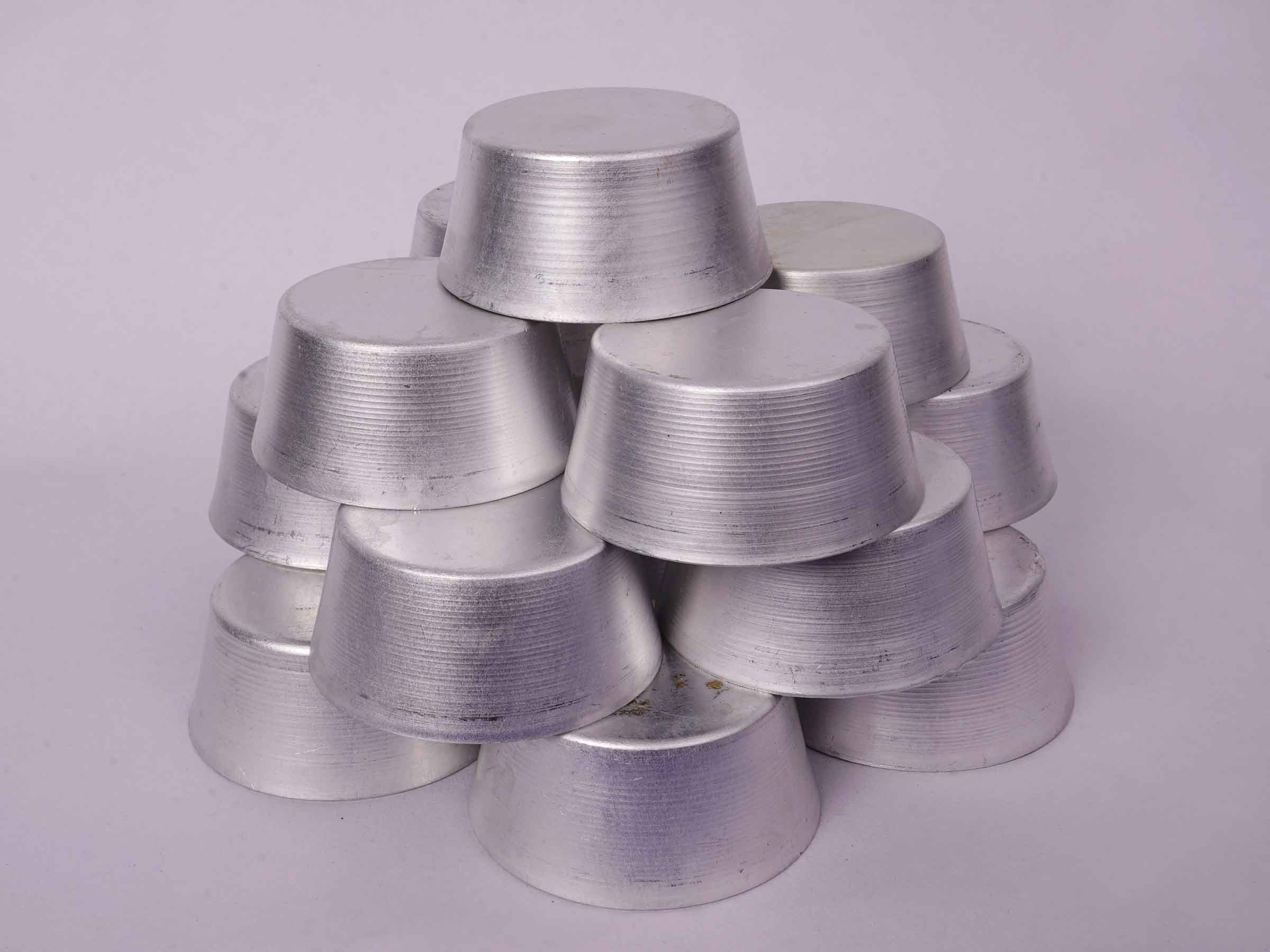 Aluminium cupcake mould (NO.9) (2(1/2)" x 1")